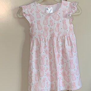 Stitchy Fish Pink Pineapple Dress Size 2T | Girls Summer Beach Dress